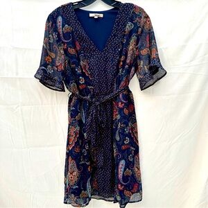Serein belted boho dress